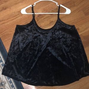 NWOT crushed velvet swing tank
